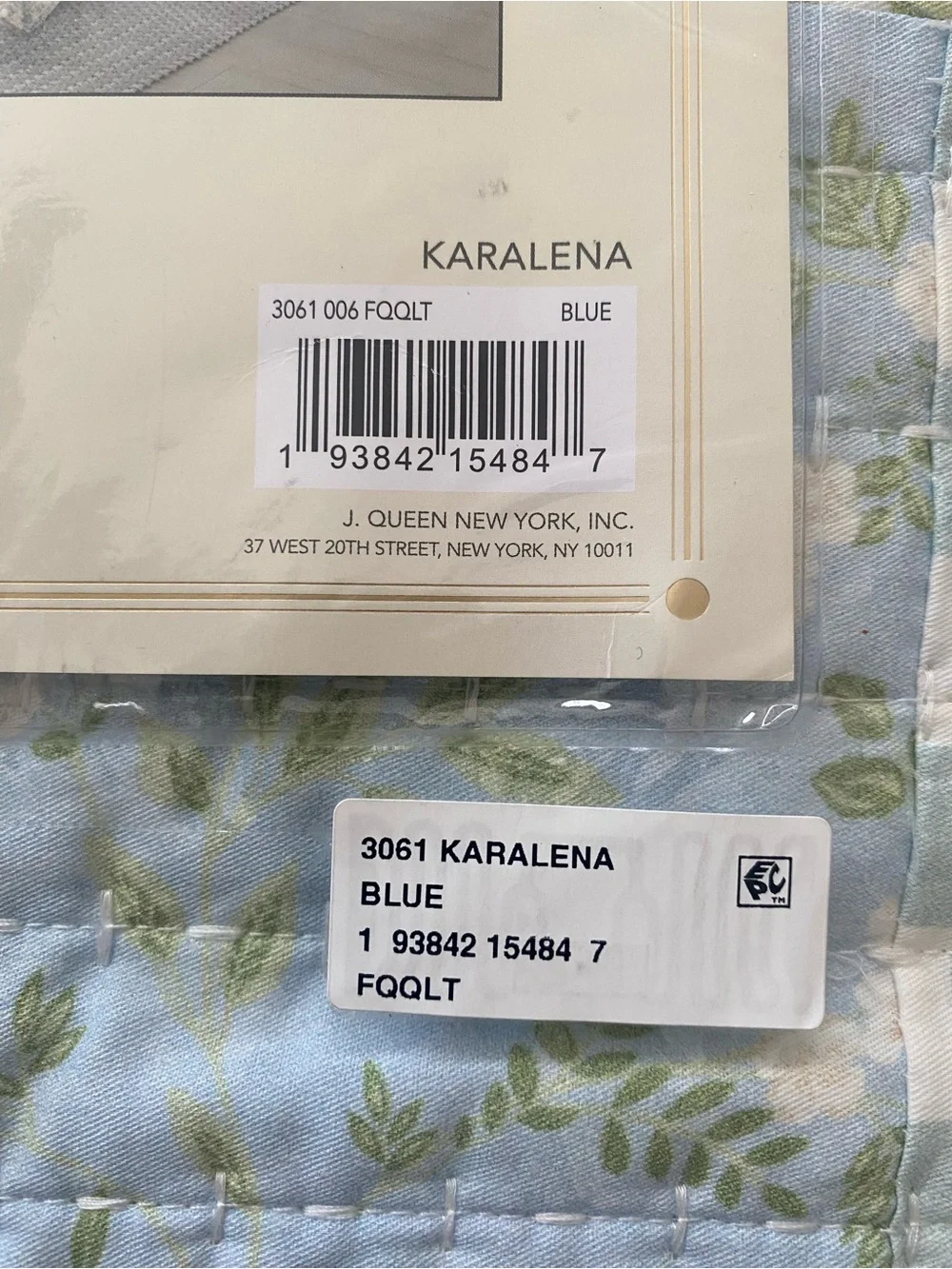 Piper & Wright Karalena Cotton Quilt, Full/Queen 90x90in